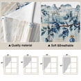 thumbnail image 5 of Blue Gnomes Christmas Swag Curtains for Kitchen/Bedroom/Living Room, Xmas Ball Snowflake Gifts Botanical Winter Scalloped Curtains 63 Inch Long, Window Swag Topper Curtains Valances 2 Panels 36"x63", 5 of 8