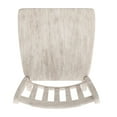 thumbnail image 6 of Weston Home Farmhouse Slat Back Wood Dining Chairs, Set of 2, Antique White Finish, 6 of 7