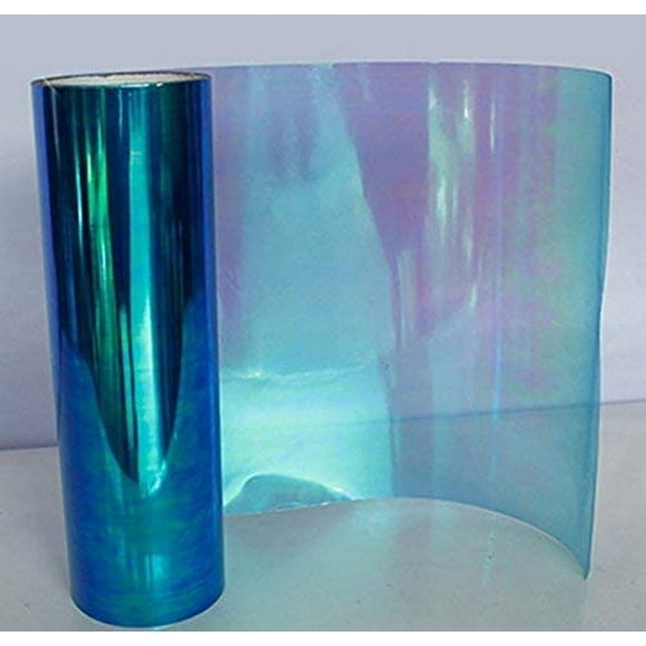 Blue Chameleon Headlight Tint 16" x 48" Large Roll Wet Apply