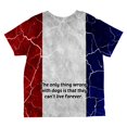 thumbnail image 2 of French Bulldog Live Forever Flag All Over Toddler T Shirt Multi 2T, 2 of 2