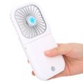 thumbnail image 4 of Mini ventilador plegable portátil, ventilador de escritorio colgante, recargable por USB para deportes al aire libre en el hogar, 4 of 8