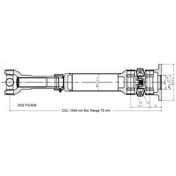 Drive Shaft Assembly Front
