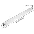 thumbnail image 2 of VEVOR 48" Heavy Duty Drawer Slides, Locking Drawer Slides 500 LBS Load Capacity Long Full Extension Drawer Slide 1 pair Side Mount Ball Bearing Drawer Glides Push to Open Drawer Runners Rail, 2 of 9