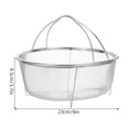 thumbnail image 2 of GOOHOCHY 1 cesta para freír alimentos de cocina, cesta de drenaje de acero inoxidable., 2 of 7