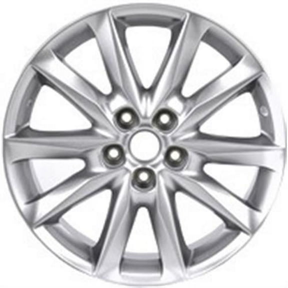 18x7 in Wheel for MAZDA 3 2017-2018 Silver Reconditioned Aluminum Rim