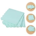 thumbnail image 1 of OULII 16Pcs Green Colored Paper Napkins For Holiday And Wedding Tableware Banquets, 1 of 7