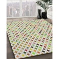 thumbnail image 3 of Ahgly Company Machine Washable Indoor Square Transitional Dark Almond Brown Area Rugs, 8' Square, 3 of 7