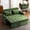 Green, variant on 57" Adjustable Convertible Loveseat Sleeper Sofa Bed, Pull-Out Loveseat with Chenille Fabric, Convertible Sofa Bed Couch with USB Ports for Living Rooms, Black