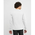 thumbnail image 3 of Hanes Essentials Men's Cotton Long Sleeve T-Shirt, 2-Pack White L, 3 of 4