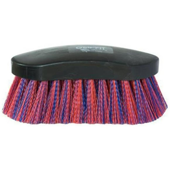 Decker 753800259 25 Brosse de Toilettage Synthétique, Rouge & Bleu