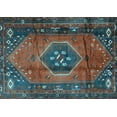 thumbnail image 1 of Ahgly Company Indoor Rectangle Persian Light Blue Traditional Area Rugs, 2' x 4', 1 of 4