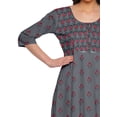 thumbnail image 3 of Moomaya Kurti Ligne A pour Femmes Kurti Longue Imprimée Robe Haut Indien pour Femmes, 3 of 5