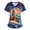 Multicolor#20, variant on Nurse Scrubs Tops for Women Fashion Christmas Tree Print Stretchy Scrub Shirts Novelty Xmas Graphic Nursing Uniforms Tunic Blouse with Pockets Multicolor M