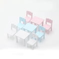 thumbnail image 5 of 3 Pcs Kids Table Chair Simulation Furniture Mini Chair Toy Children Desk Chair Set Furniture Model Chair Model Toy, 5 of 5