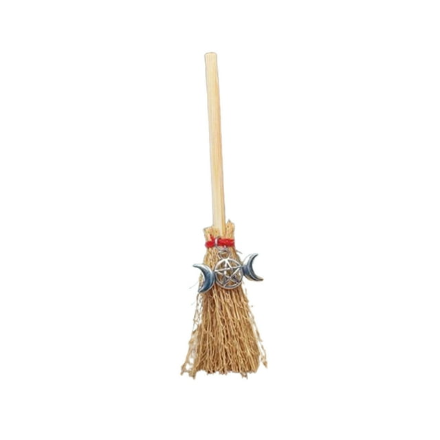 Dvkptbk Décorations d'Halloween Cadeaux Mignon Mini Balai de Sorcière