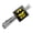 Silver, variant on Batman Bat Kid Shield Logo Square Tie Bar Clip Clasp Tack- Silver or Gold