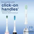 thumbnail image 6 of Brushmo Variety Replacement Toothbrush Heads Compatible with Philips Sonicare Click-on Handles, BM928+2, 10-Pack, White, 6 of 10