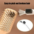 thumbnail image 5 of Hair Brush Cleaner Tool Double Action Metal Wire Comb Cleaner Hair Brush Rake 2-in-1 Remove Hair Dust Stiff Bristles, Home and Salon Use, 5 of 7