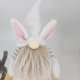 thumbnail image 4 of Bewildely Adorno de muñeco sin rostro de Pascua, 2 piezas, para decoración festiva del hogar, bonito adorno de conejo Animales de peluche y juguetes de peluche, 4 of 5