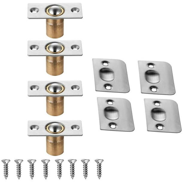 Closet Door Ball Catch Hardware, Stainless Steel Catch Adjustable with