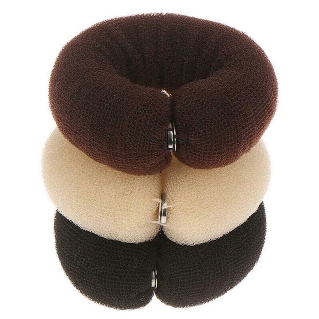 Máquina para hacer moños en el pelo, herramienta para hacer moños en forma de anillo, accesorios para el cabello para mujeres, niñas y damas