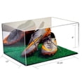 thumbnail image 3 of Deluxe Acrylic Cleat Shoe Display Case with Turf Floor and Mirror (A026-TB), 3 of 3