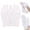 White, variant on 1 Pair White Cotton Gloves, Premium Cotton Gloves for Dry Hands Sleeping, White Gloves for Moisturizing Hands Women and Men, Cloth Gloves for Eczema, Spa Glove for Lotion Overnight