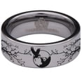 thumbnail image 2 of Wolf Versus Raven Tungsten Carbide Ring, 2 of 6