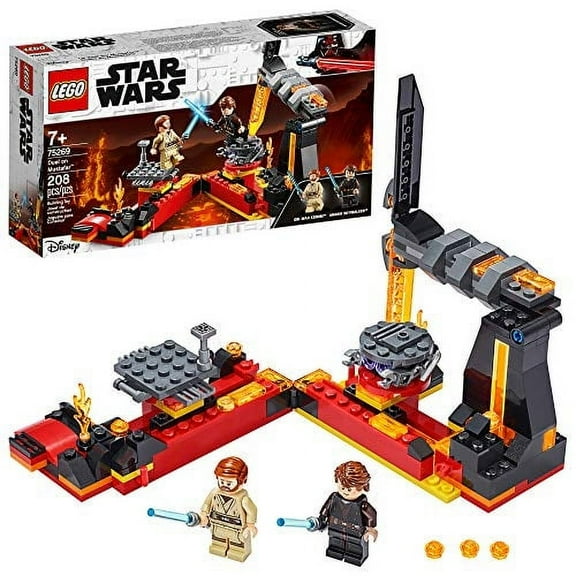 LEGO Star Wars: Revenge of The Sith Duel on Mustafar 75269 Anakin Skywalker vs. OBI-Wan Kenobi Building Kit (208 Pieces)