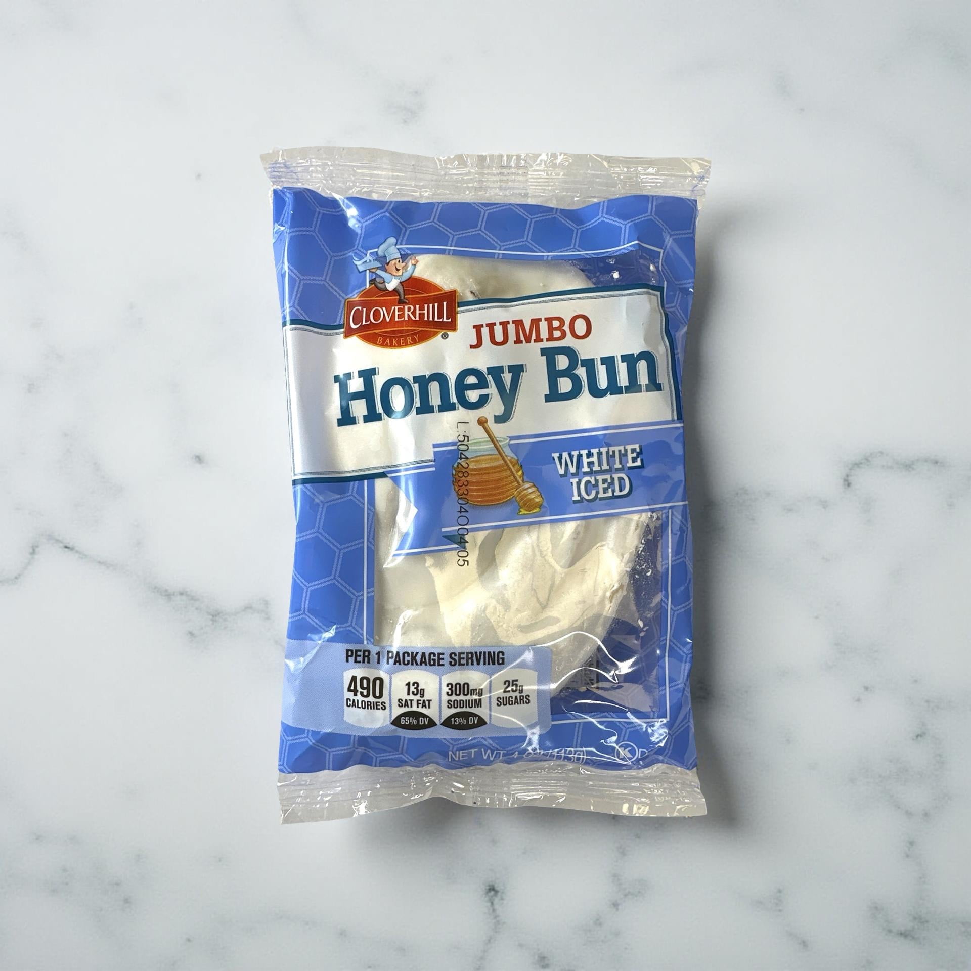 Cloverhill Bakery, Jumbo Iced Honey Buns, 4.75 oz., 12 count pack