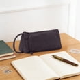 thumbnail image 7 of Large Capacity Pencil Case 8.2 Inch, Multi Compartment Zipper Pen Pouch for Office Supplies Art Tools Stationery, Black, 7 of 7