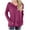 Purple, variant on QUYUON Winter Sweatshirts for Women Winter Long Sweatshirts Women to Wear with Leggings Polyester Long Sleeve V-Neck Solid Blouse Tops Style Y-26 Breathable Zip up Sweatshirt Ladies Fitted Shirt Red S