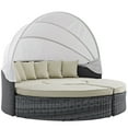 thumbnail image 3 of Modway Summon Canopy Outdoor Patio Sunbrella® Daybed in Antique Canvas Beige, 3 of 4