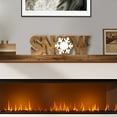 thumbnail image 3 of Decozen Home Decor Handmade Wooden Sculpture in SNOW Sign Letters Acacia Wood, Christmas Snowflakes, 3 of 9