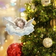 thumbnail image 5 of Festive Christmas Angel Hanging Ornaments – Xmas Tree Decorations for Holiday Season – Assorted Xmas Ornament for Home and Party,H, 5 of 5