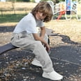 thumbnail image 2 of Resinta 4 Pack Boys Fleece Jogger Sweatpants with Pocket Drawstring Soft Youth Active Athletic Jogger Pants for 5-16 Years, 2 of 7