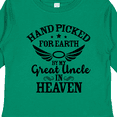 thumbnail image 4 of Inktastic Handpicked for Earth By My Great Uncle in Heaven Boys or Girls Long Sleeve Toddler T-Shirt, 4 of 5