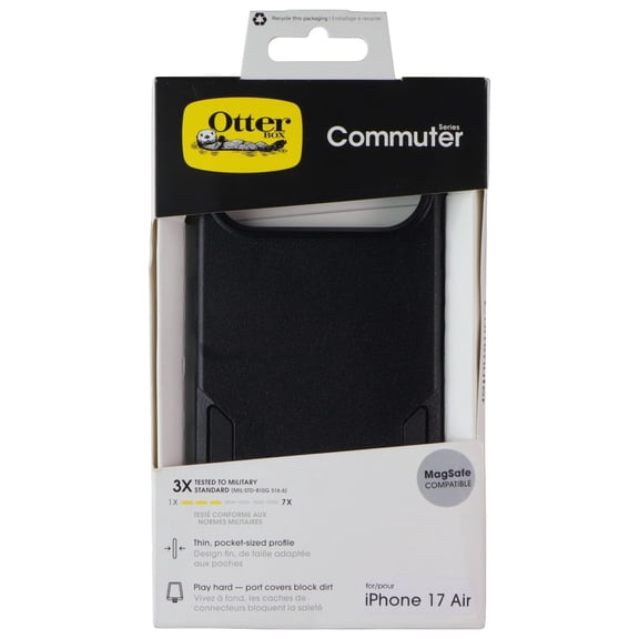 Open Box OtterBox Commuter Series Case for MagSafe for Apple iPhone 17 Air - Black
