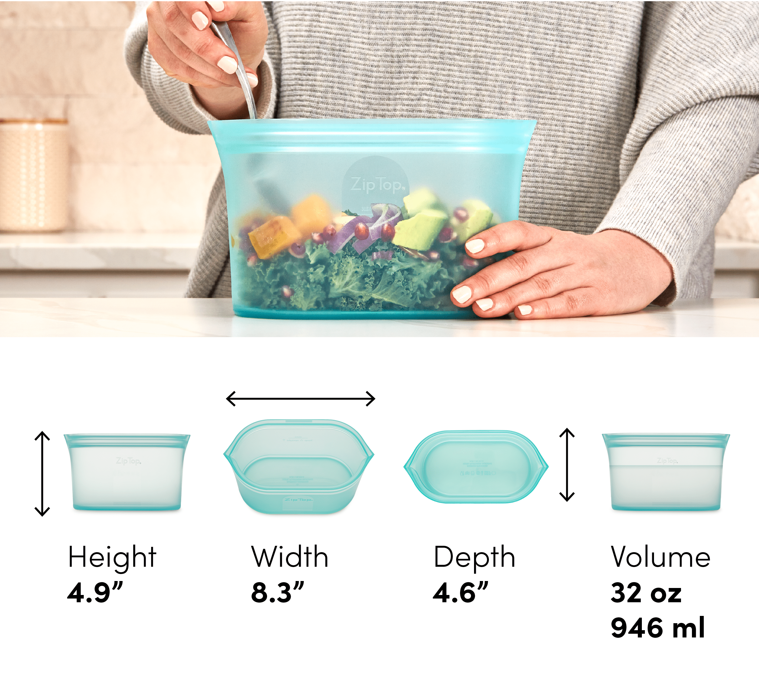Zip Top Dish - Thumbnail 4