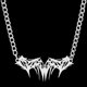 thumbnail image 2 of Collar colgante de espinas JAMW Hip Hop Rock plata Metal minimalista Unisex nuevo, 2 of 5