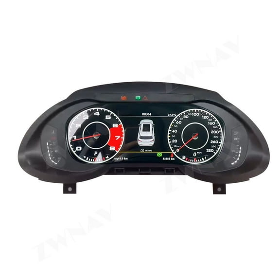 ZWNAV 12.3 inch car LCD digital instrument panel instrument cluster speedometer suitable for Audi Q5 2010-2018/Audi A4L 2010-2017