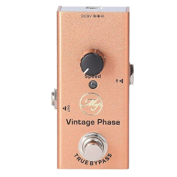 Vintage Phase Electric Guitar Effect Pedal Single Mini Phaser DC 9V JDF‑6 Guitar Accessories