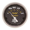 thumbnail image 2 of Auto Meter 200758-40 - Marine 2.06" Carbon Fiber In-Dash Mount Electric Oil Pressure Gauge, 2 of 2