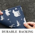 thumbnail image 6 of Dark Blue Christmas Animal Pattern Door Rugs,Washable Non Slip Door Mats Indoor,Decorative Door Mats,Entry Mat Indoor for Entrance,Bedroom,Kitchen,Bathroom,17"x30", 6 of 6