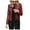 Red, variant on Womens Faux Leather Jackets Biker Motorcycle Zipper Slim Fit Suede Cropped Bomber Coat Plus Size 2024 Fall Fashion Womens Clothes(Wine Red,L)