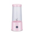 thumbnail image 2 of Portable Blender Four Cutters Juicer Cup 350ml Fruit Mixing Machine Detachable Cup USB Rechargeable for, 2 of 8