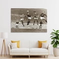 thumbnail image 4 of Football Poster Manchester United Vs. Arsenal, Football Match at Old Trafford, October 1967 Black An Poster Decorative Painting Canvas Wall Art Living Room Posters Bedroom Painting 16x24inch(40x60cm), 4 of 6