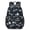 Black White Dinosaurs Fossils Pattern, variant on Black Cartoon Dinosaurs Eggs Pattern 17" Waterproof Oxford School Backpacks for Teens, S-Shape Padded Straps, for School, Travel, Hiking, Camping
