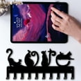thumbnail image 7 of Cats Metal Key Holder Cat Love Decorative 10 Hook Key Rack Organizer Wall Mounted Entryway Key Belt Umbrella Hooks Personalized Key Hanger Cat Lovers Gift for Wall Decoration, 7 of 7