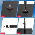 thumbnail image 4 of Costway 9ft Market Patio Umbrella w/Solar Lights & 40 LBS Steel Umbrella Stand, 4 of 8